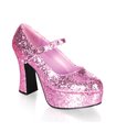 Retro Plateau Pumps MARYJANE-50G - Pink