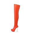 Giaro Overknee Plateau Boots BRISA Orange Matte