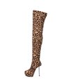 Giaro Overknee Plateau Boot BRISA Leo Velour