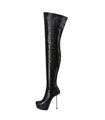 Giaro Overknee Plateau Boot BRISA Snake Black