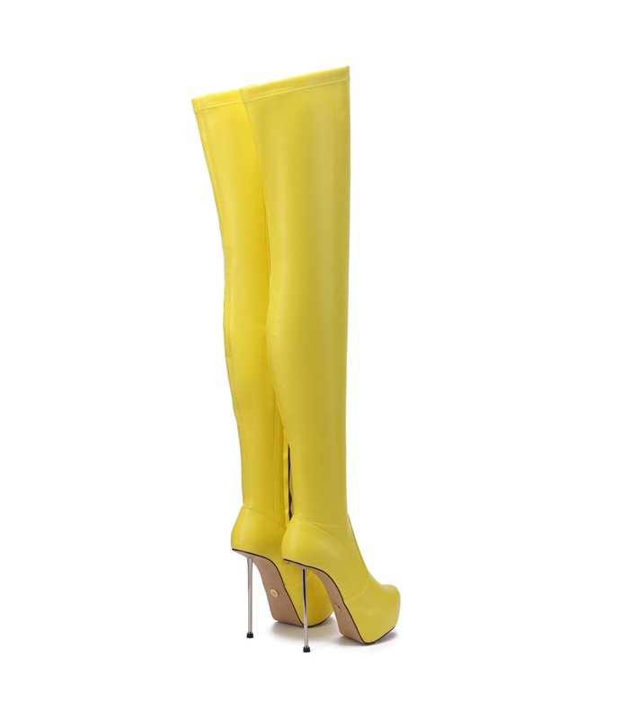 SHIYAN Red Yellow White Women Ankle Boots Platform Lace Up High Heels Short  Boot Female Buckle Autumn Winter Sexy Men Shoes Large Size-YELLOW,6 :  Amazon.co.uk: Fashion