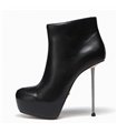 Giaro Plateau Ankle Boots BESO Black Matte