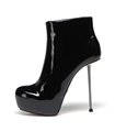 Giaro Plateau Ankle Boots BESO BLACK SHINY