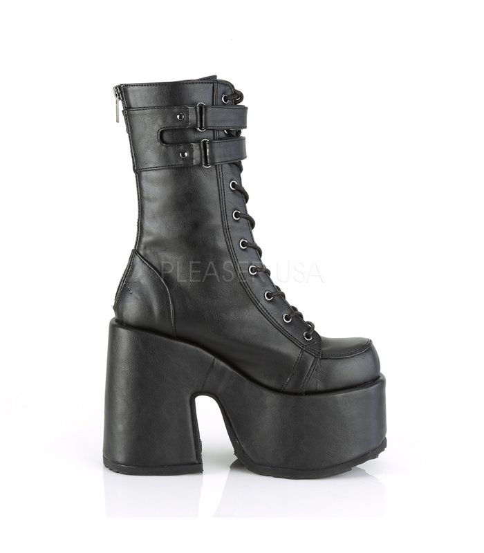 Plateau Stiefel CAMEL-250 - Schwarz