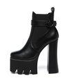 Giaro Plateau Ankle Boots CEDAR Black Matte