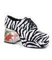 Herren Plateauschuhe PIMP-02 - Zebra