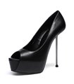 Giaro Plateau Plateau Pumps BELIZA Schwarz Matt