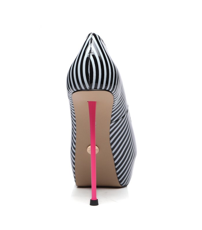 ---Giaro Peeptoe Plateau Pumps BELIZA Multi/Fuchsia