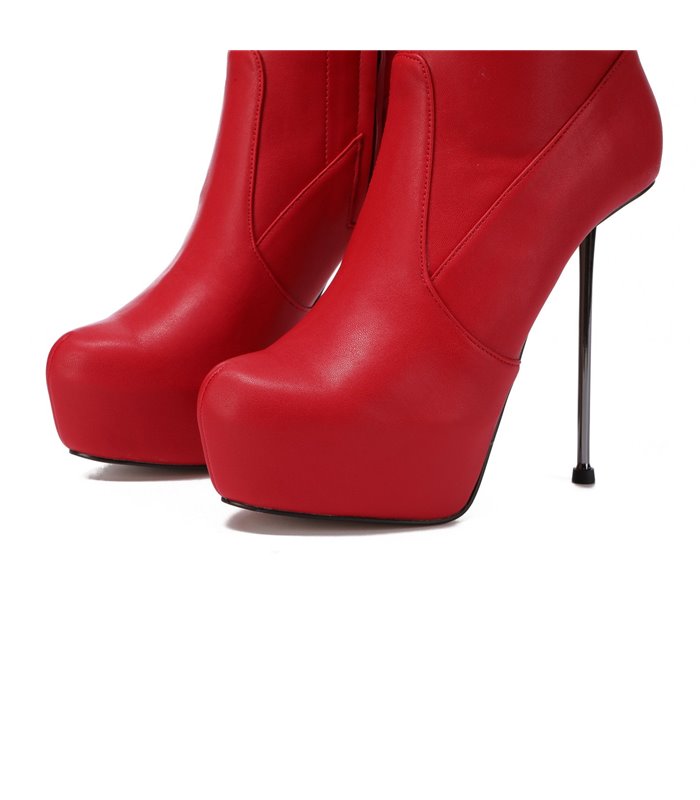 Giaro Overknee Plateau Boot BRISA RED MATTE