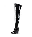 Giaro Overknee Boot EVERSON BLACK SHINY