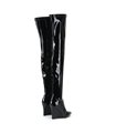 Giaro Overknee Boot EVERSON BLACK SHINY