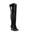 Giaro Overknee Boot EVERSON BLACK SHINY