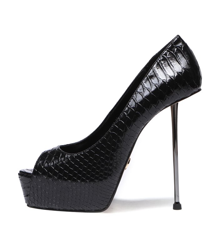 Women's black low heels И-181-41 - buy cheap in the online store 