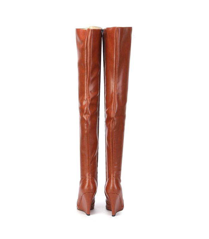 Giaro Overknee Boot EVERSON BROWN MATTE