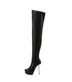 Giaro Overknee Plateau Boot BRISA Black Shiny