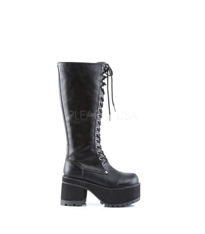 Plateau Stiefel RANGER-302 - PU Schwarz