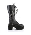 Demonia Plateau Stiefel RANGER-303 Schwarz