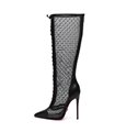 Giaro Stiefel PIKANTE Schwarz Mesh