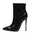 Giaro Ankle Boots TALIA Black Snake Pattern