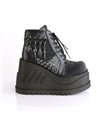 Demonia Plateau Stiefeletten STOMP-18 schwarz