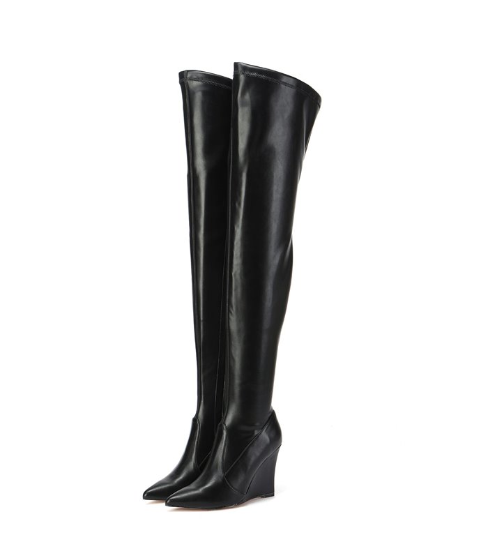 Giaro Overknee Boot EVERSON BLACK MATTE