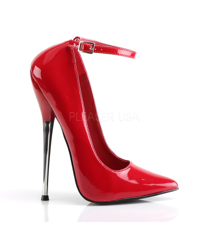 Extrem High Heels DAGGER-12  - Lack Rot