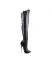 Fetisch Stiefel DAGGER-3060 - PU Schwarz