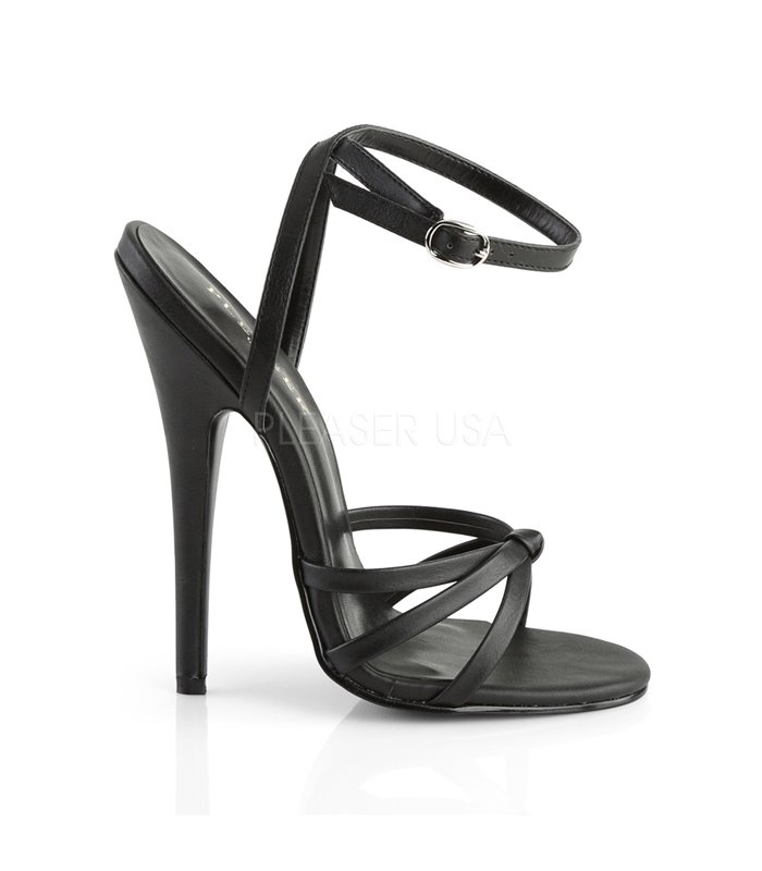 Extrem High Heels DOMINA-108 - PU Schwarz