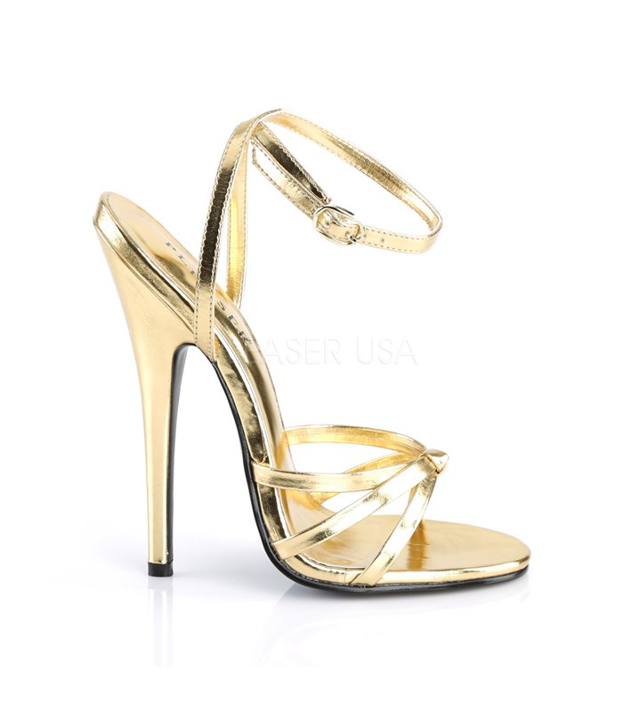 Extrem High Heels DOMINA-108 - Gold