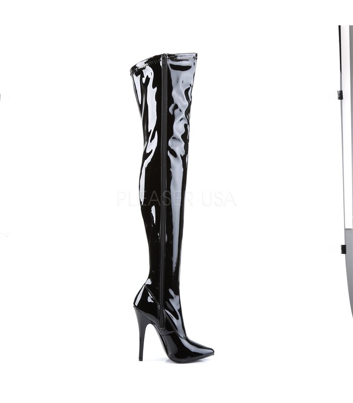 Dominastiefel DOMINA-3000 - Lack Schwarz