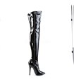 Dominastiefel DOMINA-3000 - Lack Schwarz