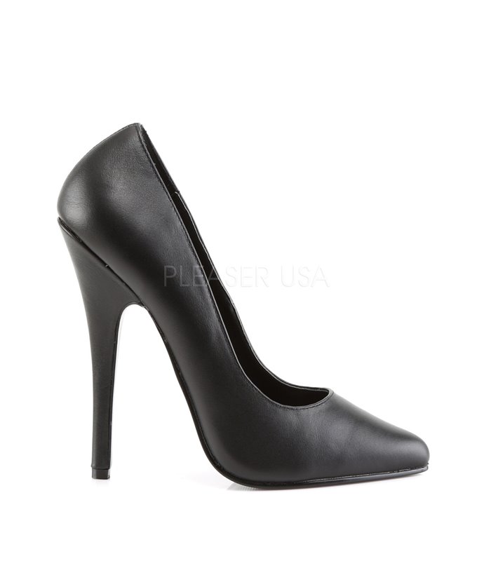 Extrem High Heels DOMINA-420 - Leder Schwarz