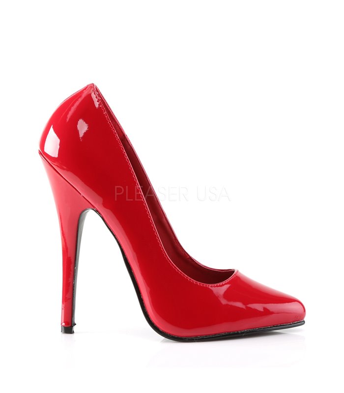 Extrem High Heels DOMINA-420 - Lack Rot