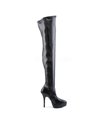 Overknee Stiefel INDULGE-3000 - PU Schwarz