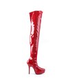 Overknee Stiefel INDULGE-3000 - Lack Rot