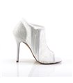 Peep Toe Bootie AMUSE-56 - Ivory Weiß