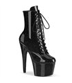 ADORE-1020GP - Platform ankle boots - black/glitter shiny | Pleaser