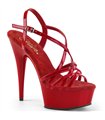 Plateau Sandalette DELIGHT-613 - Rot