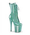 FLAMINGO-1040GP - Platform ankle boots - mint/glitter Shiny | Pleaser