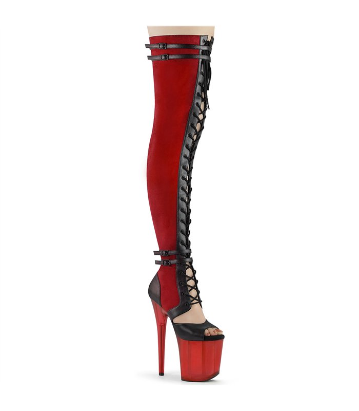 Extrem Plateau Heels FLAMINGO-3027 - Rot