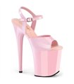 FLAMINGO-809 - Plateau High Heel Sandalette - Rosa/Lack | Pleaser