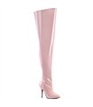 SEDUCE-3000WC Wide Calf - Overknee Boots - Pink Shiny | Pleaser