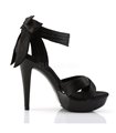 Plateau Sandalette COCKTAIL-568 - Schwarz