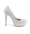 Plateau Pumps DESTINY-06R- Silber