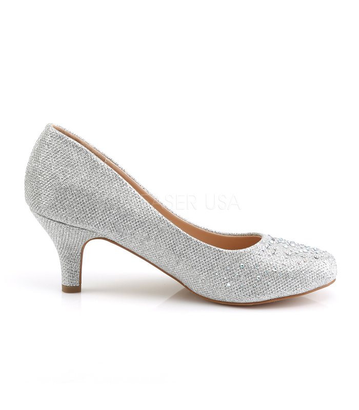 Kitten Heels DORIS-06 - Silber