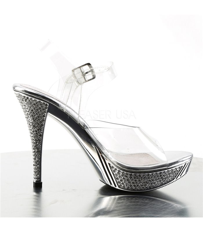 Sandalette ELEGANT-408 - Silber