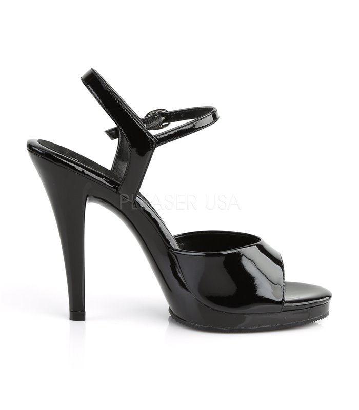 Sandalette FLAIR-409 - Lack Schwarz