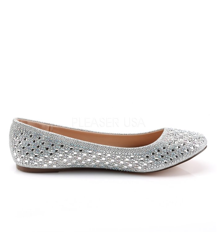 Fabulicious Ballerinas TREAT-06 Silber