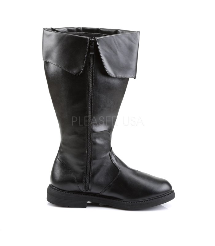 Piraten Stiefel CAPTAIN-105 - Schwarz