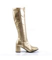 Retro Stiefel GOGO-300 - PU Gold